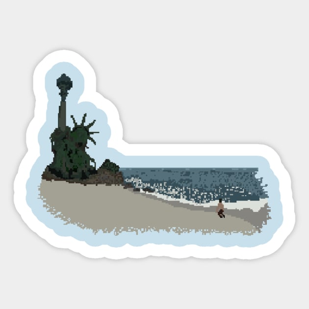 Planet of the Apes - Adventure Game Sticker by mattographer